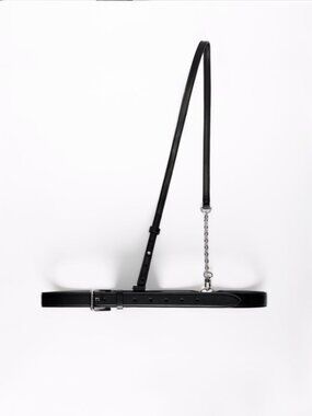 Maje | Accessories | Nwt Maje Leather Eyelet Double Black  display picture 2